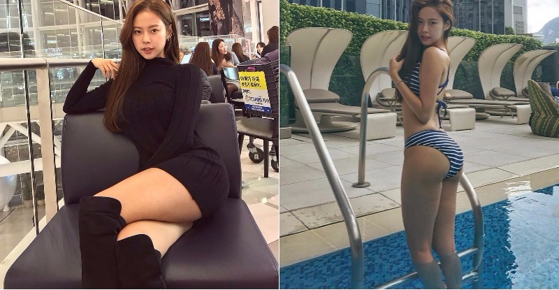 【球盟会】性感姊姊「窄裙包臀」露出惹火身材！大秀「渾圓美臀」姿勢犯規，讓人血脈噴張…