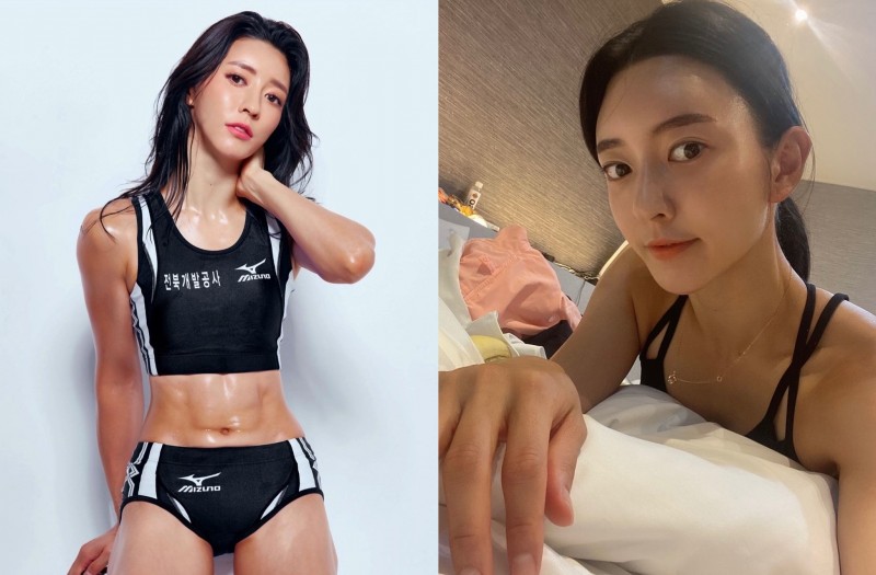 【球盟会】韓國田徑女神「金智恩」結實肌肉曲線超火辣　天使臉蛋意外撞臉權娜拉