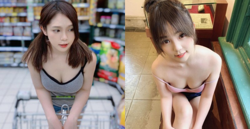 【球盟会】快掉出來啦！童顏巨乳妹「來來」用奶推車　一彎腰兩顆呼之欲出