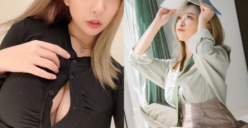 【球盟会】「嵐芯語」巨猛美奶隨時開炸，扣子頂不住　網友安慰：「這樣扣才對」