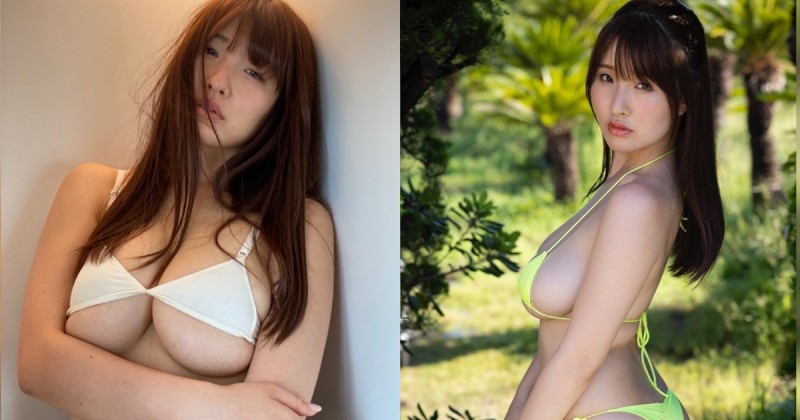 【球盟会】超狂「巨乳幼稚園老師」挺H罩杯轉行拍寫真，「純天然ㄉㄨㄞ奶」威力太兇猛！