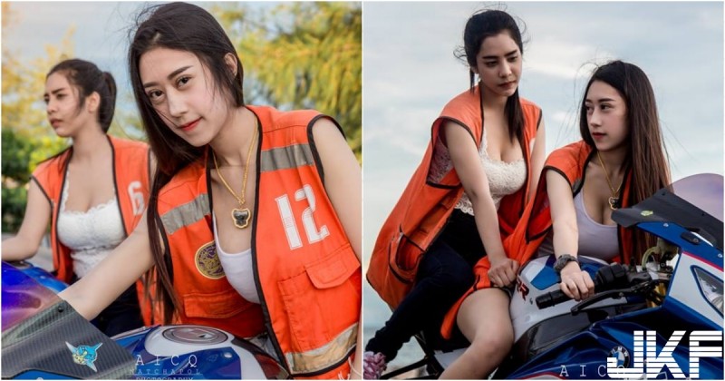 【球盟会】超正「大奶沙灘救護員」海邊出沒！「渾圓飽滿」四顆美乳太兇猛！落水也不怕了啊！