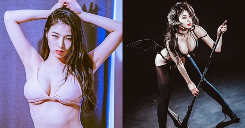 【球盟会】韓國「巨乳小惡魔」偷心也偷精！ig裡就沒有一張衣服有好好穿著的照片～