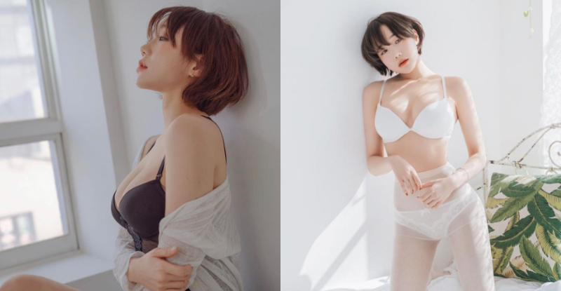 【球盟会】其實很兇！短髮韓妞「RangRang」大眼無辜超誘惑，狂辣嫩乳乍現讓人驚艷滿點！