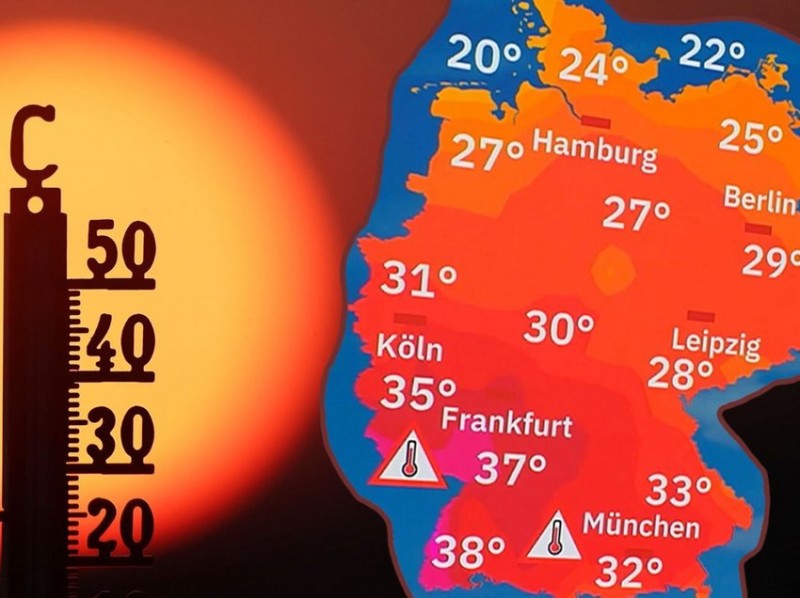 【球盟会】逼近40℃历史极值！德国正在遭遇史诗级热浪：空调被抢空