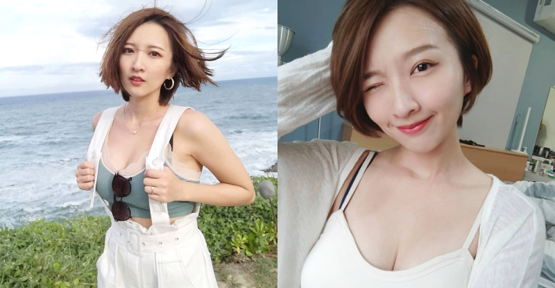 【球盟会】身材大升級！短髮正妹「梁」人生推進雙峰跟著up up，兇猛大歐派再也包不住！