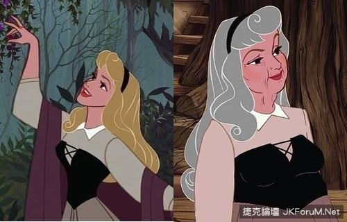 【球盟会】《迪士尼公主的晚年照》皺紋是女人最大的敵人阿