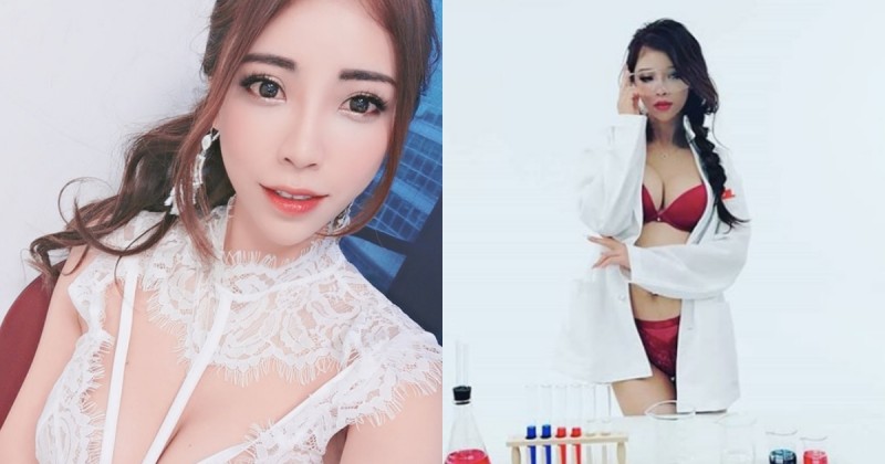 【球盟会】「美女科學家」Angel liya白袍做實驗太火辣 男粉都搶著要當她人體實驗對象啦～