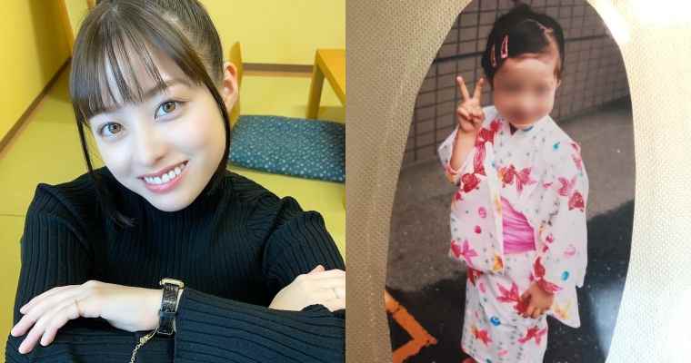 【球盟会】神顏認證！千年一遇美少女「橋本環奈」驚喜曬出「童年照」被讚：從小美到大