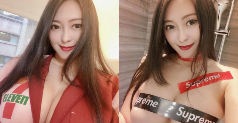【球盟会】便利商店「巨乳店員」快把制服撐壞　倉庫大玩封箱膠帶！