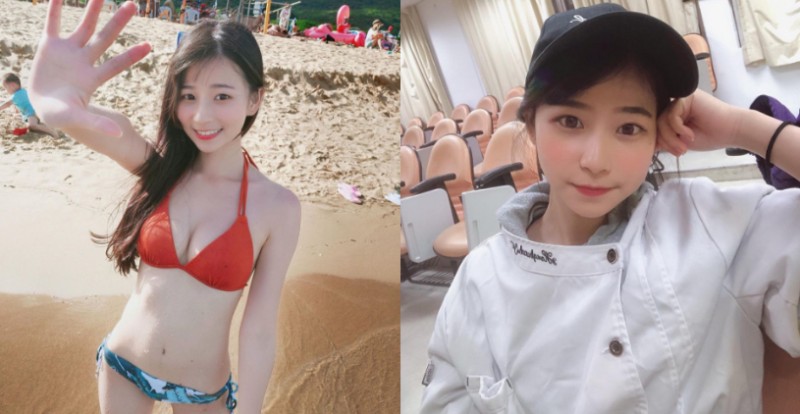 【球盟会】超萌「現役女大生」陳QQ氣質太可愛　換上比基尼展現小女人的性感
