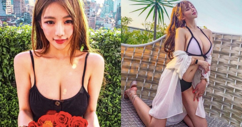【球盟会】神正花店老闆娘「dora」美貌出眾，「前凸後翹」迷人曲線讓網友都想去光顧生意！