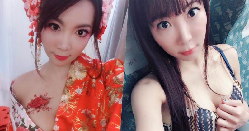 【球盟会】美豔花魁「Tzu Tzu Yu」造型辣翻，衣服一拉「渾圓美乳」現形！