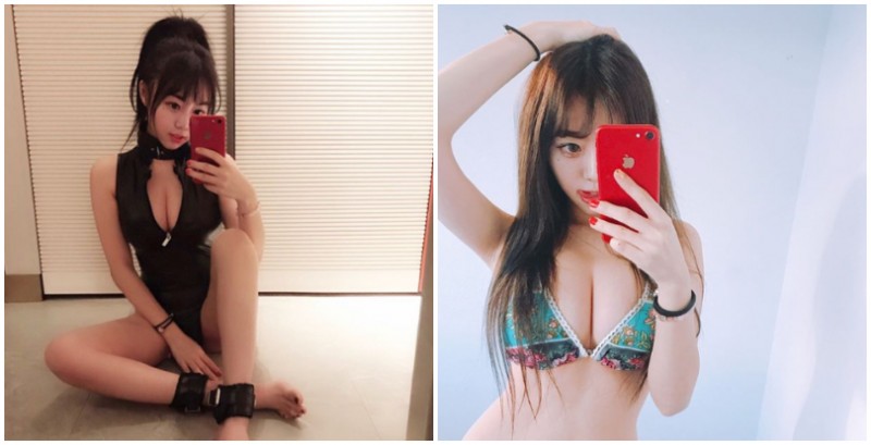 【球盟会】小隻馬果然還是大奶的好！「美乳小隻馬」米米穿上緊身皮衣，惹火曲線讓人愛如潮水！