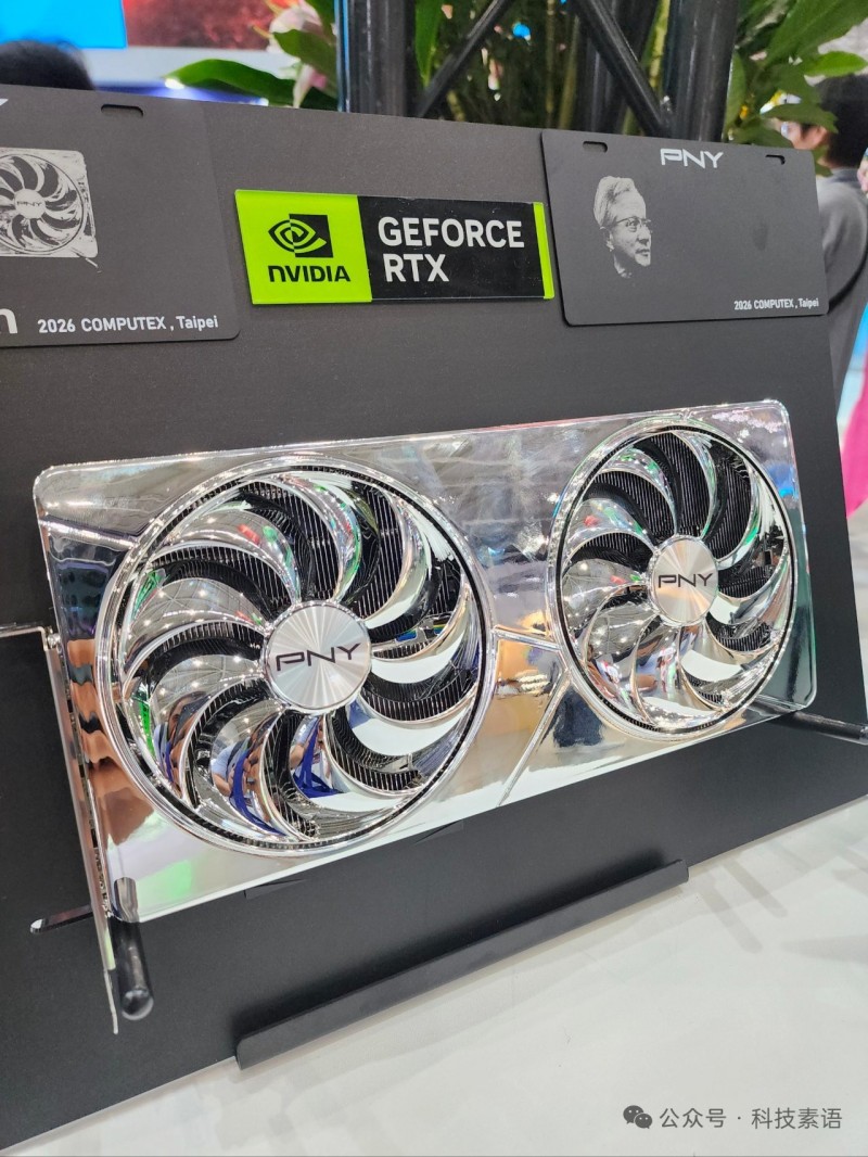 【球盟会】PNY展出全金属RTX5080，可惜注定不量产