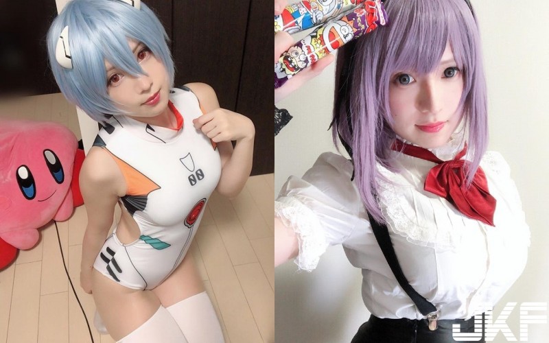 【球盟会】超色氣Coser赤木クロ化身「爆乳綾波零」　潮騷「繃奶緊身衣」百分百還原角色