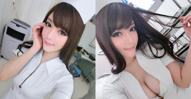 【球盟会】誠意滿滿！大眼正妹「莉亞Chao Lia」制服拉鏈一開嫩乳立刻溢出，騷辣畫面絕對治百病！