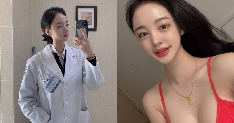 【球盟会】IG超美艷正妹女醫師！下班後的自拍好惹火，飽滿胸型讓人受不了！