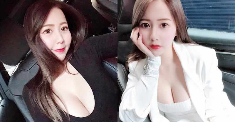 【球盟会】最安全配備！甜美正妹「Bambi 夏筠婷」開車自備兩顆大氣囊　緩衝效果絕佳！