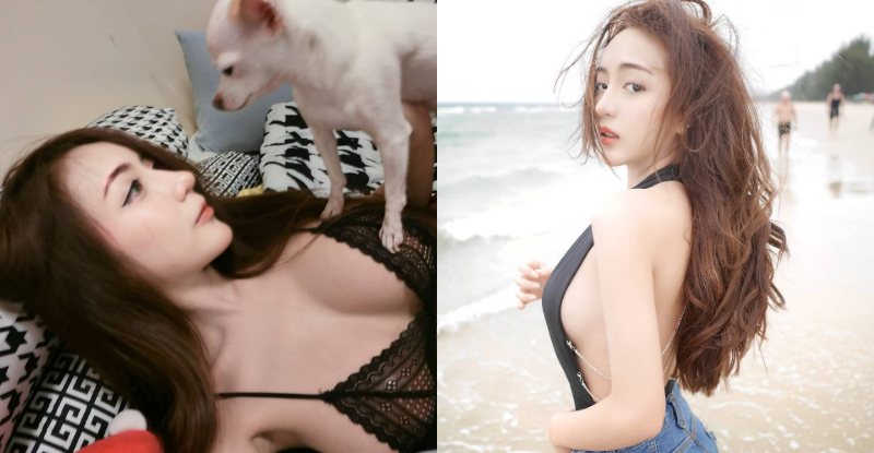 【球盟会】放開那隻狗！火辣「爆乳DJ」渾圓美乳被踐踏　「飽滿側乳」全露出太誘惑！