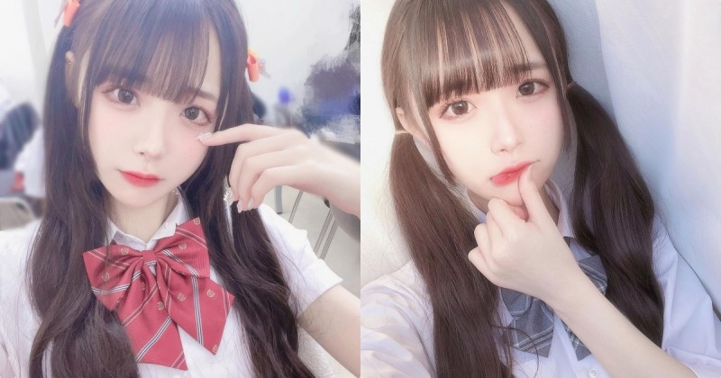 【球盟会】18歲偶像正妹「制服造型好夢幻」，「高顏值的甜美臉蛋」惹人憐愛！