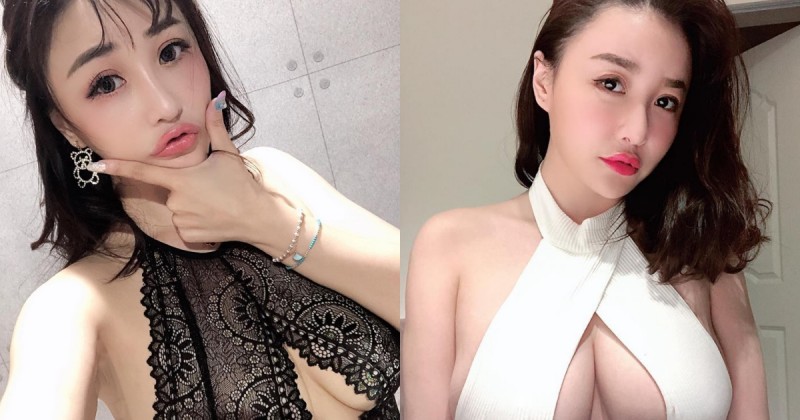 【球盟会】重乳量正妹「李萱verna」穿衣太大尺，交叉綁帶秀中路「畫面好邪惡」！