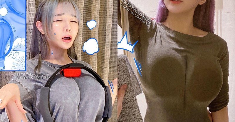 【球盟会】星期一的豐滿！「真人巨奶」開工上線，「暴力猛乳」卡健身環還嬌喘