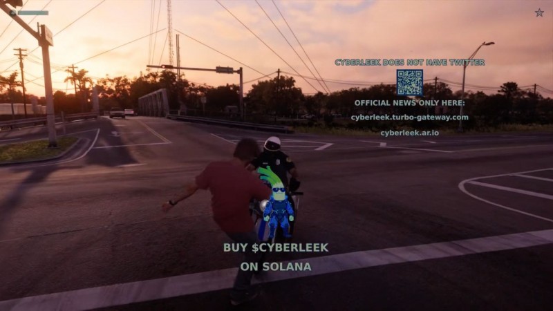 【球盟会】《GTA6》更多片段泄露：驾驶警用摩托车、武器轮盘、小刀战斗