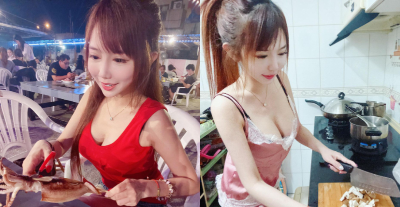 【球盟会】做老婆剛好！「蔡粉粉」廚房狂掏「稚嫩美奶」，賢慧煲湯司機都想娶回家！