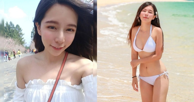 【球盟会】清新甜美的「幼稚園正妹老師」，海邊玩耍穿比基尼有夠辣，家長都想陪上學啦！