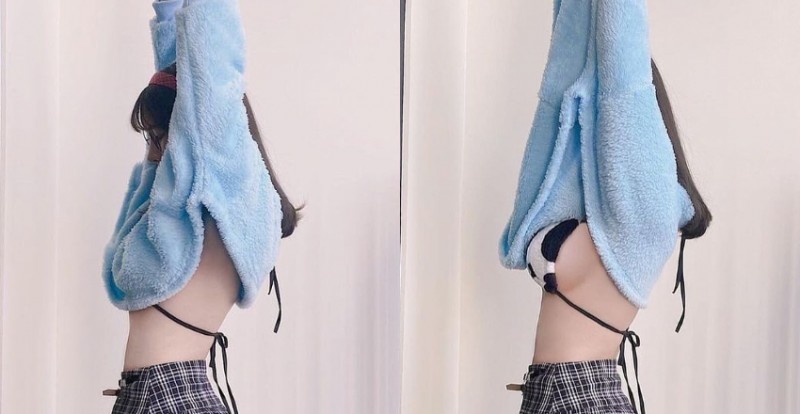 【球盟会】抱歉不小心的！越南巨乳妹一伸懶腰「豐滿乳量」傾瀉而出