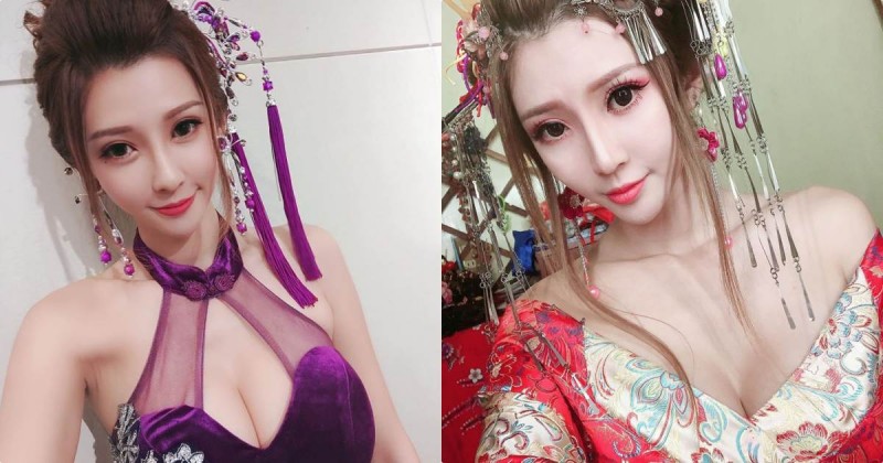 【球盟会】最美神的侍女！正妹「Candy&糖糖」仙氣外表太極品，一看就瞬間愛上！