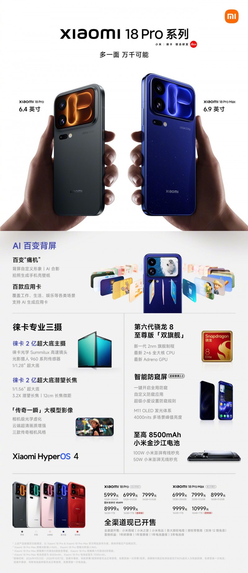 【球盟会】小米秋季新品发布会汇总：小米18 Pro系列、小米平板9系列