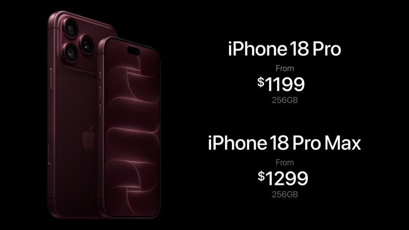 【球盟会】iPhone 18 Pro正式发布，售价9999元起，9月18日发售