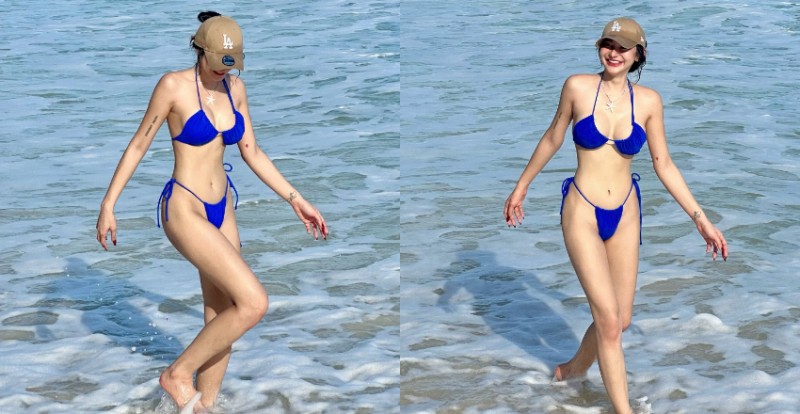 【球盟会】海邊遇見超火辣比基尼美女　完美身材稱霸整個沙灘！