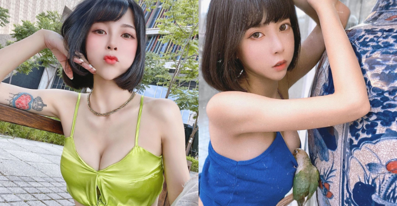 【球盟会】真識貨！「Chubby糖」擺弄辣體想合影，色慾鳥鳥使壞直接「鑽進乳袋內」！