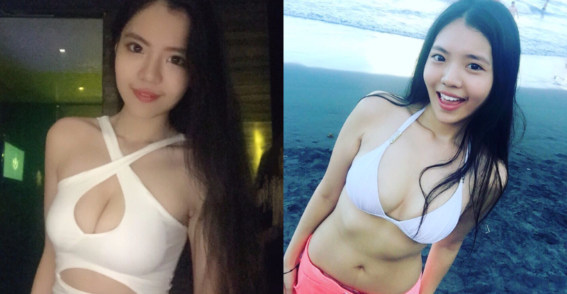 【球盟会】清新妹子「雄偉實力」深藏不露　比基尼太火辣！兩顆嫩乳又大又圓…