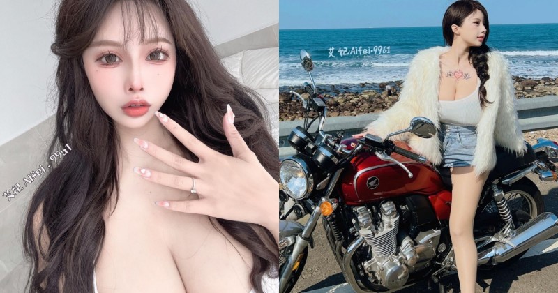 【球盟会】北海岸公路出現「超狂巨乳正妹」！艾妃爆乳上路，「車頭燈」亮度逼人！