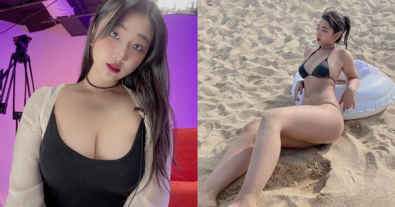【球盟会】清純與暗黑Mix！「童顏大隻馬」巨乳身材好豐滿，超狂正妹敢穿又敢露！