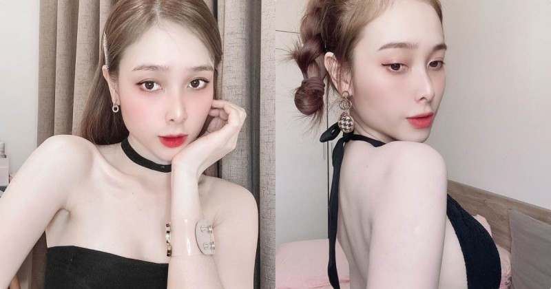 【球盟会】美豔正妹「雪白美肌」亮到發光，側面還有「超飽滿美乳」！
