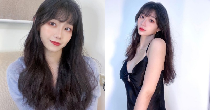 【球盟会】韓系美少女「子馨」妝容穿搭超甜美，小洋裝底下暗藏「前凸後翹」！