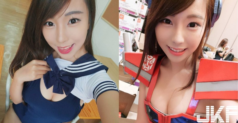 【球盟会】香港正妹扮「爆乳柯博文」身材惹火一夕成名！胸前「巨大凶器」逼人成為博派迷！